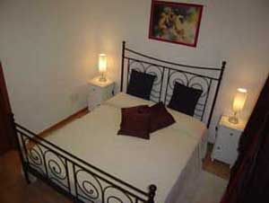 Standard double with garden view, king bed, and private facilities (shower)